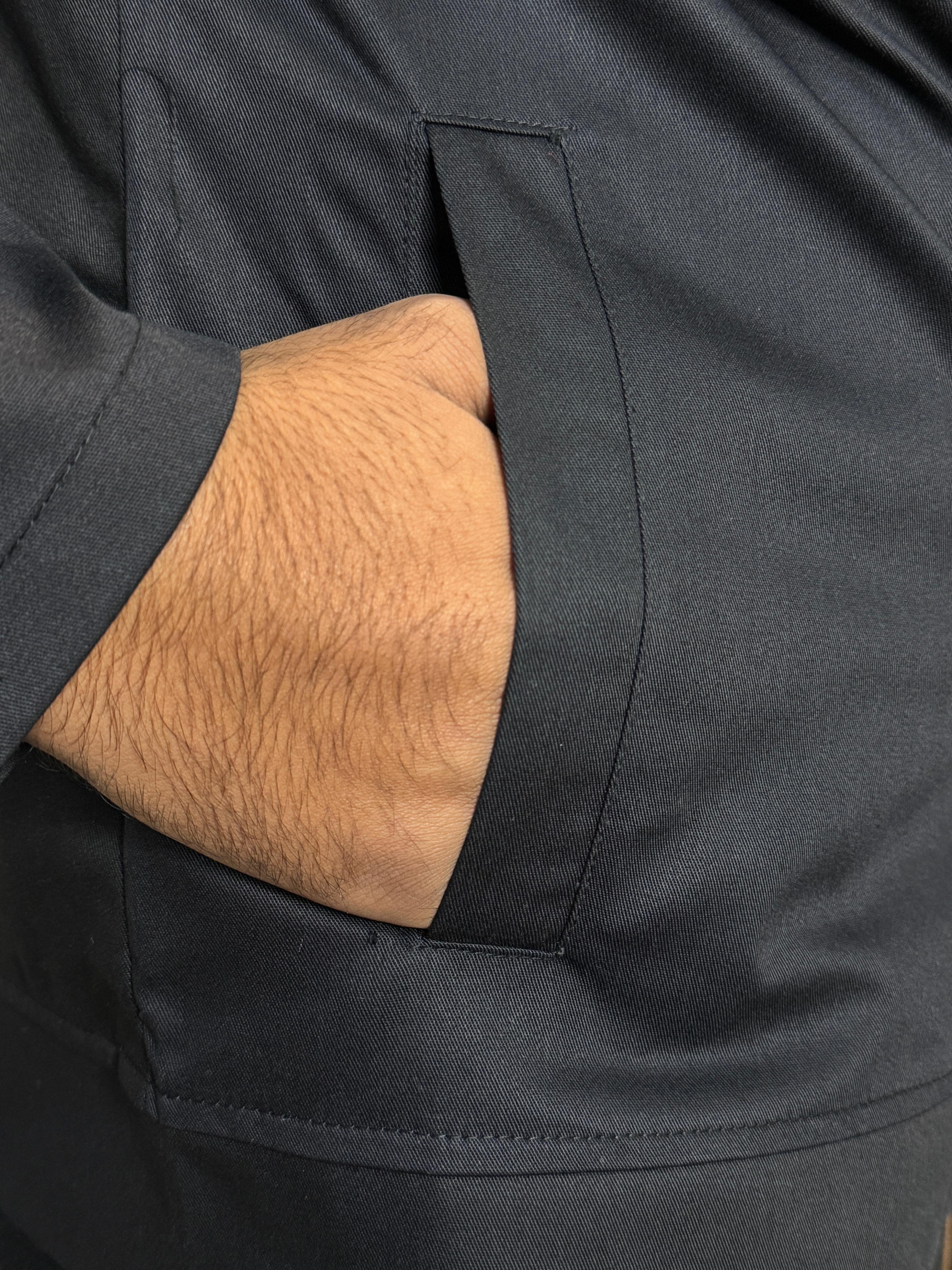 Premium Jet Black  Full Sleeves Cotton Jeans Jacket