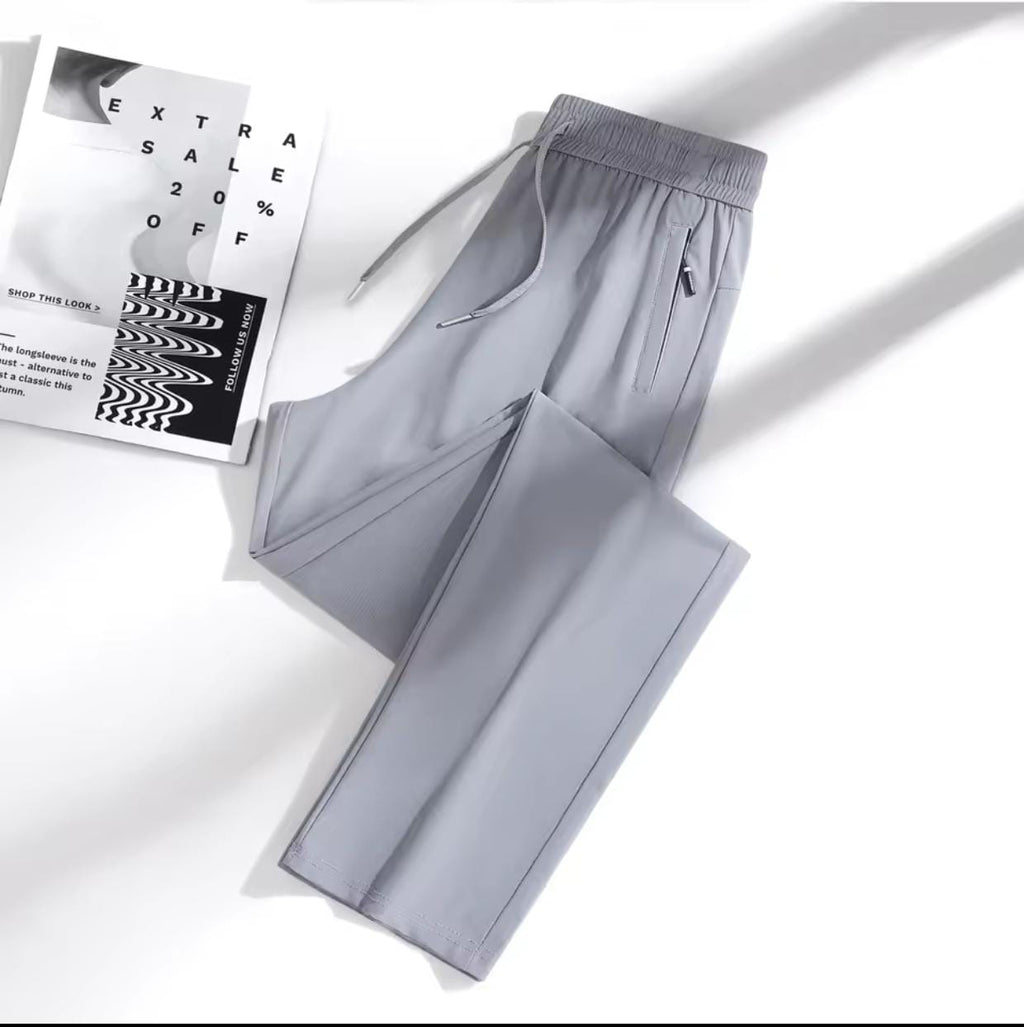 Men's premium 4 Way Lycra Light Gray Imported Trouser PT-8