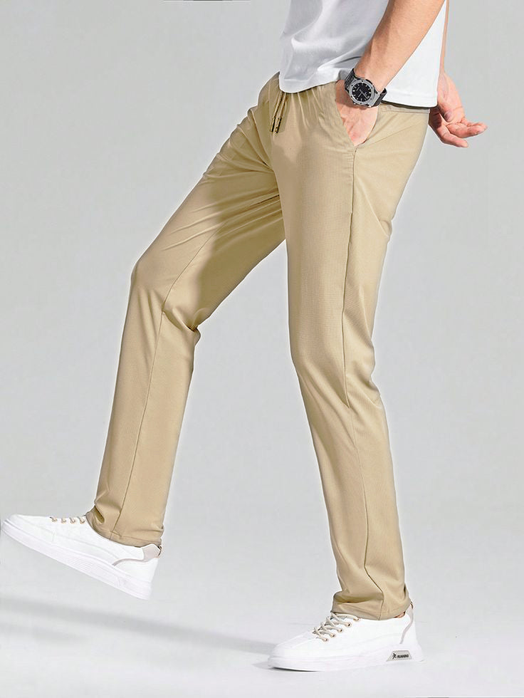 Men's premium 4 Way Lycra Beige Imported Trouser PT-3