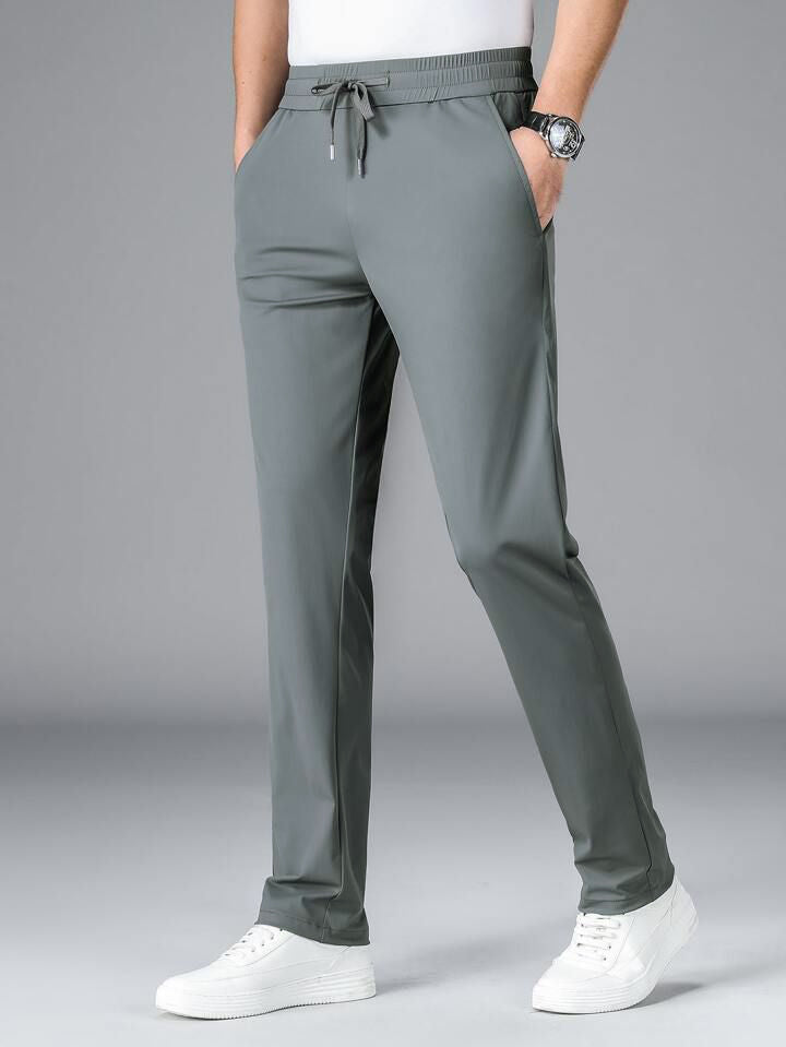 Men's premium 4 Way Lycra Light Gray Imported Trouser PT-8